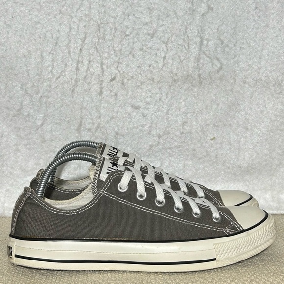 Converse Shoes - Converse Unisex Grey Chuck Taylor All Stars Classic Sneakers Shoes SZ M 8 W 10